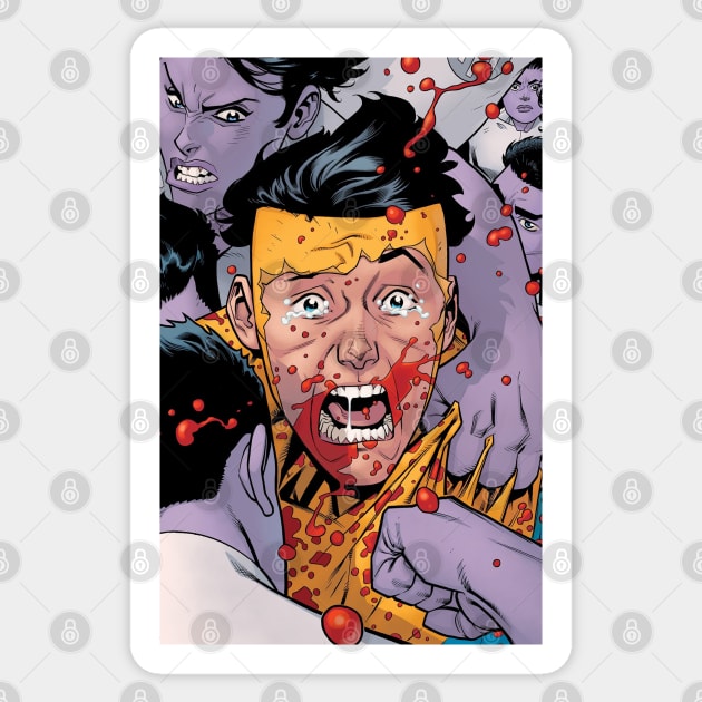 invincible Sticker by super villain